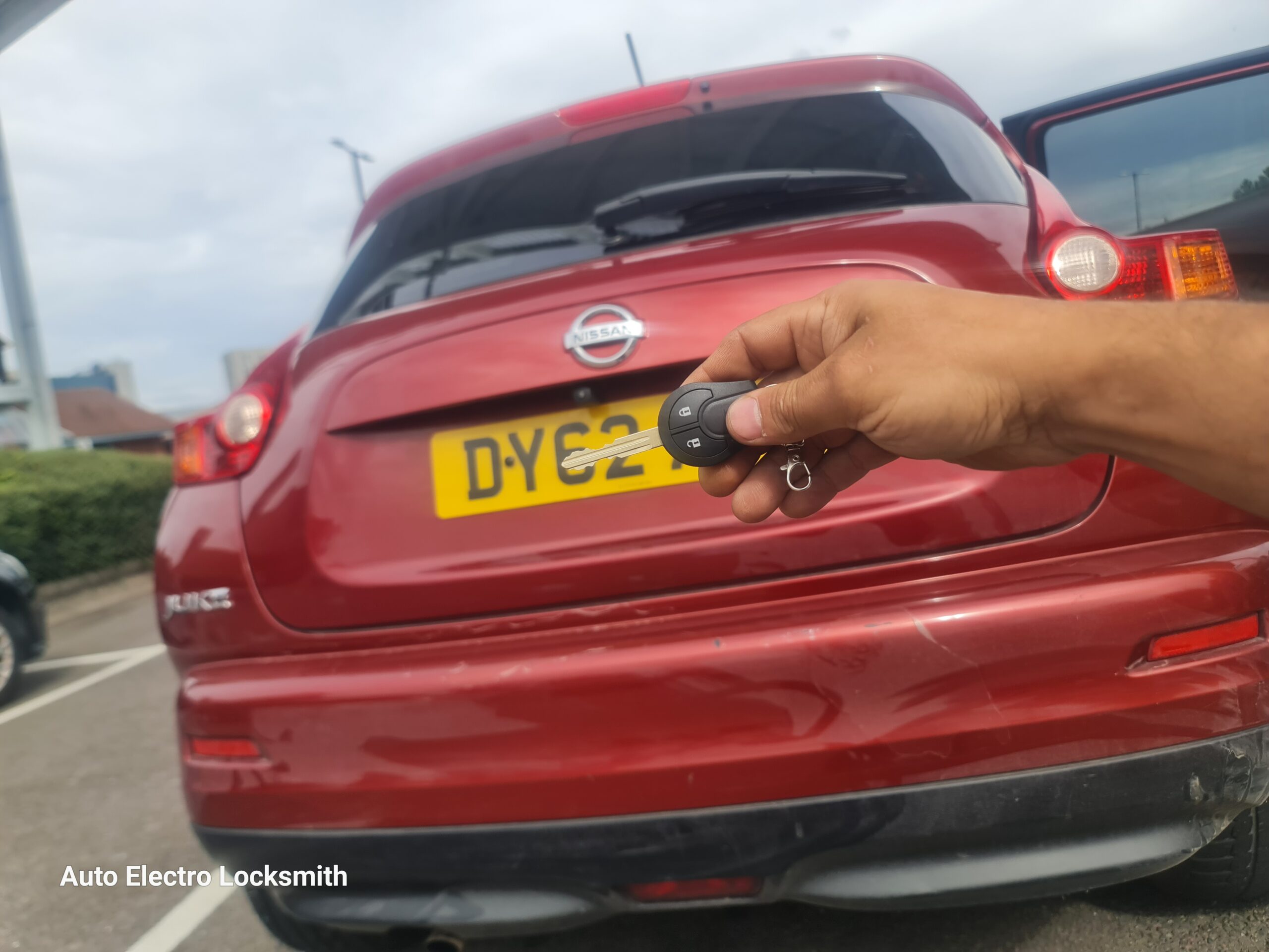 Recent auto locksmith job, June 2026